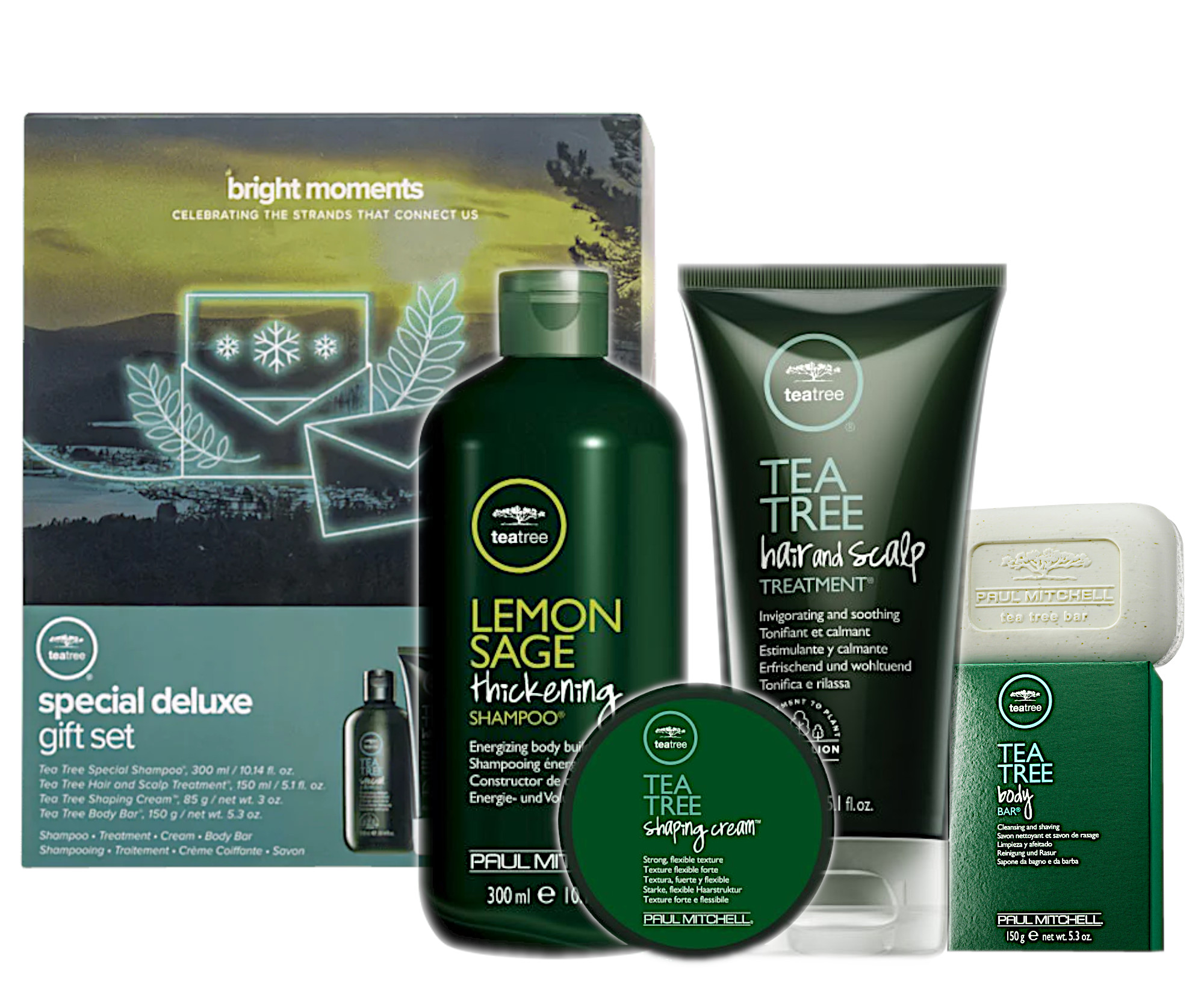 Darčeková sada na osvieženie vlasov Paul Mitchell Tea Tree Special Deluxe Bright Moments (702824) + darček zadarmo.