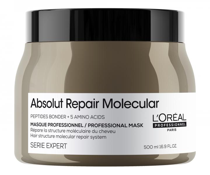 Maska pre pokoden vlasy Loral Professionnel Serie Expert Absolut Repair Molecular - 500 ml