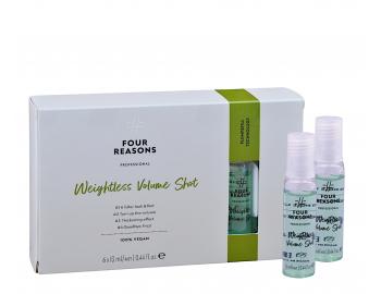 Ampulky pro objem a plnost jemnch vlas Four Reasons Professional Weightless Volume Shot - 6 x 13 ml