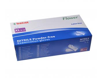 Jednorazov nitrilov rukavice Batist Flower Premium - XL (9-10)