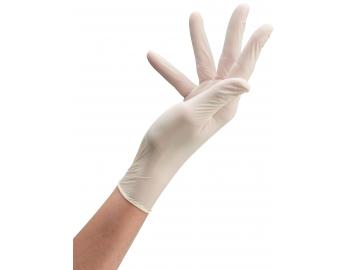 Latexov rukavice pre kadernkov Sibel Clean All 100 ks - biele - S