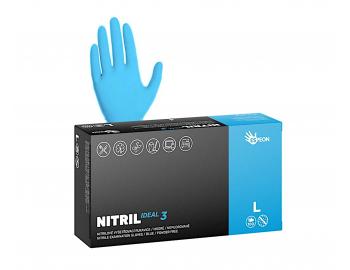 Siln nitrilov rukavice pre kadernkov Espeon Nitril Ideal 3 - 100 ks, modr, vekos L