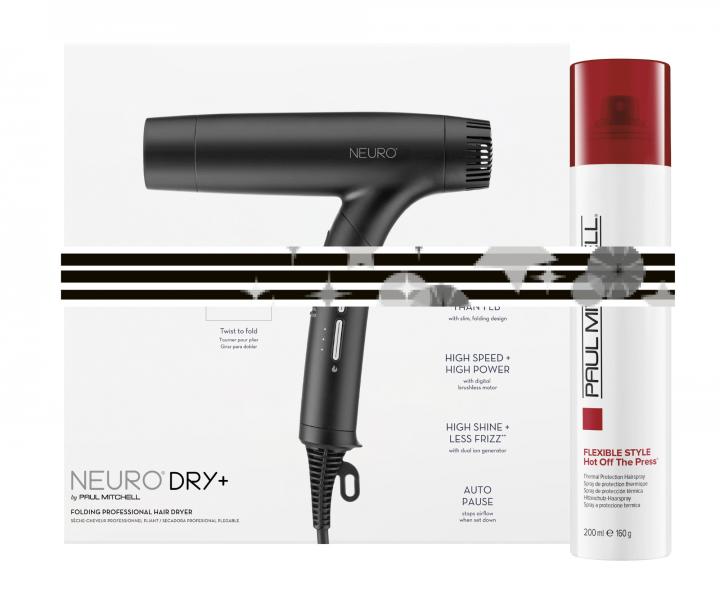 Darekov sada Paul Mitchell Neuro Style + Protect Duo - fn + sprej s tepelnou ochranou