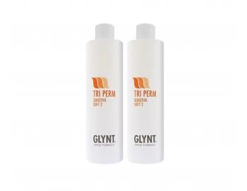 Ondulan roztok pre farben alebo u zvlnen vlasy Glynt Tri Perm Sensitive Soft 2 - 2x500 ml - ex.