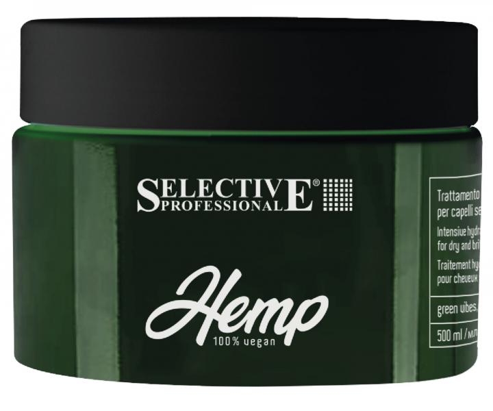 Maska pre such a lmav vlasy Selective Professional Hemp Intensive Hydrating Treatment