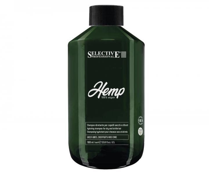 Hydratan ampn pre such a lmav vlasy Selective Professional Hemp Shampoo