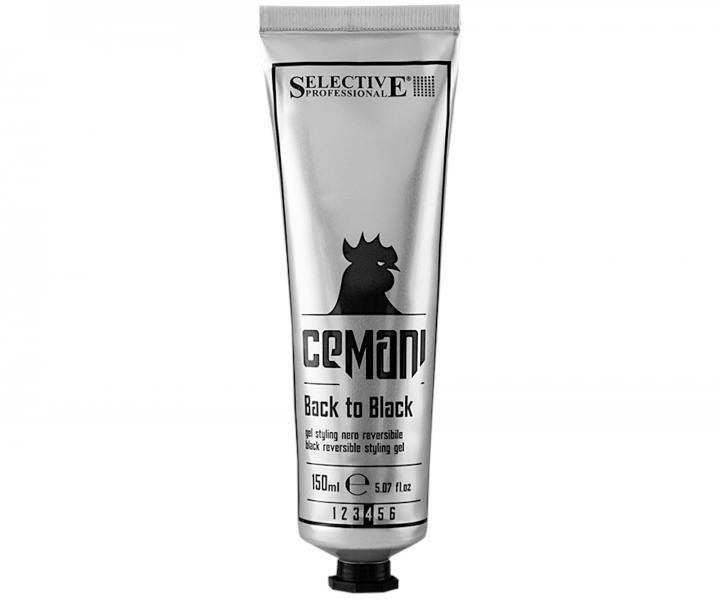 ierny farbiaci gl na vlasy so silnou fixciou Selective Professional Cemani Back to Black - 150 ml