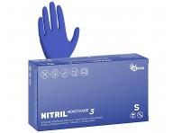 Nitrilov rukavice s hydratciou Espeon Nitril Moistcare 3 - 100 ks, tmavo modr, vekos S