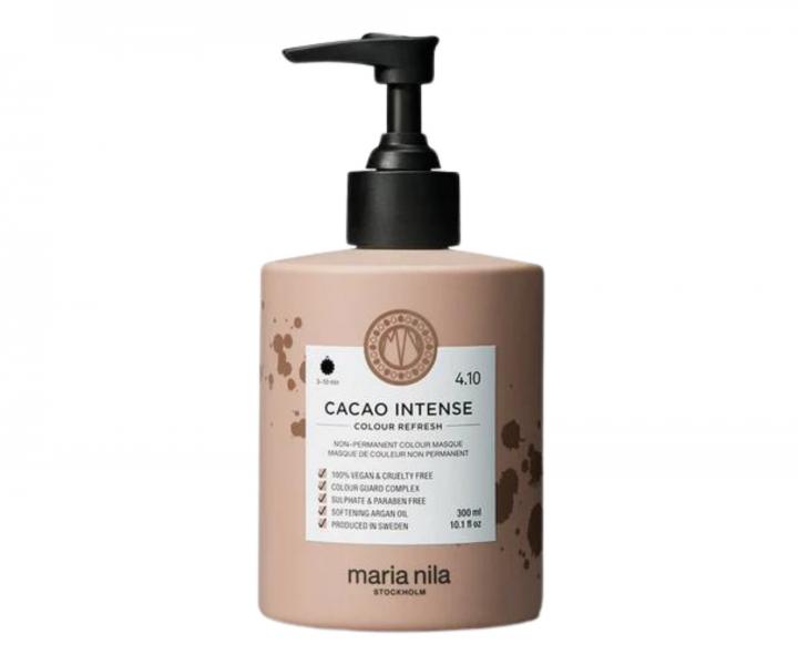 Maska na oivenie farby vlasov Maria Nila Colour Refresh Cacao Intense - tmavo hned, 300 ml