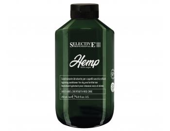 Rad pre regenerciu vlasov a vlasovej pokoky s konopnm olejom Selective Professional Hemp - kondicionr - 200 ml