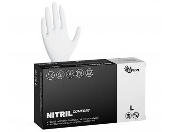 Nitrilov rukavice Espeon Nitril Comfort - 100 ks, biele - L