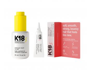 Such olej proti krepovateniu vlasov K18 - 30 ml + bezoplachov maska 5 ml zadarmo