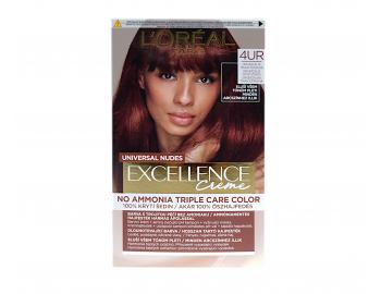 Permanentn farba Loral Excellence Creme - 4UR univerzlna tmav erven