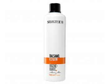 Regeneran balzam pre namhan a matn vlasy bez lesku Selective Professional Artistic Flair Balsamo Keratin - 1000 ml