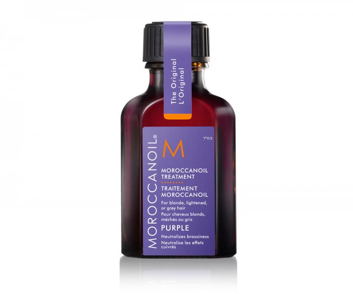 ahk olejov starostlivos s fialovmi pigmentmi Moroccanoil Treatment Purple - 25 ml