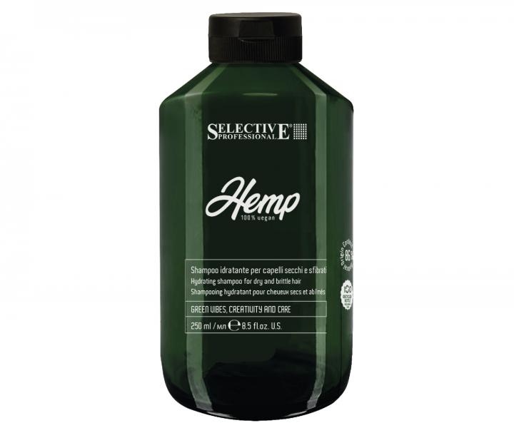 Hydratan ampn pre such a lmav vlasy Selective Professional Hemp Shampoo