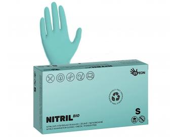 Ekologick nitrilov rukavice Espeon Nitril Bio - 100 ks, zelen, vekos S