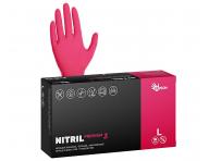 Siln nitrilov rukavice Espeon Nitril Premium 3 - 100 ks, erven, vekos L