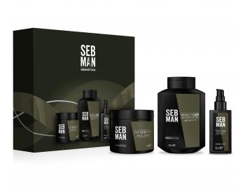 Rad vlasovej starostlivosti pre muov Sebastian Professional Seb Man - darekov sada - ampn + olej + hlina