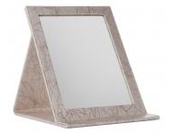 Kozmetick zrkadlo so stojanom Sibel Easel Cream - 18 x 24,5 cm, krmov
