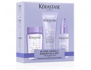 Darekov cestovn sada pre blond vlasy Krastase Blond Absolu Essentials Set For Blonde Hair