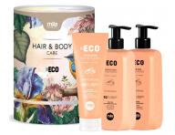 Darekov sada na kompletn starostlivos o telo a vlasy Mila Professional Be Eco Hair & Body Care Vivid