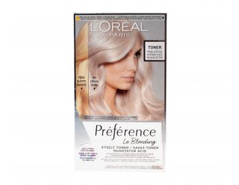 Neutralizan toner na vlasy s kyslm pH Loral Paris Prfrence Le Blonding - perleov