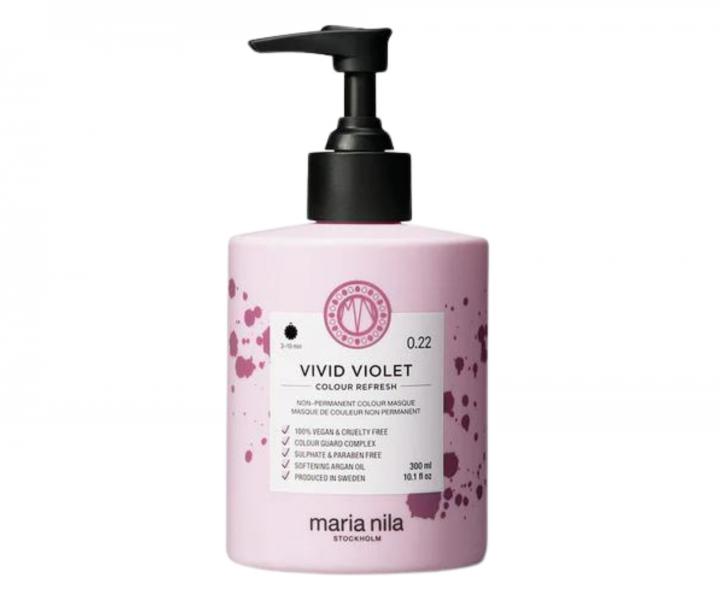 Maska na oivenie farby vlasov Maria Nila Colour Refresh Vivid Violet - fialov, 300 ml