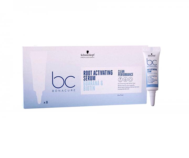 Srum na aktivciu korienkov a rast vlasov Schwarzkopf Professional BC Bonacure Root Activating Serum - 8 x 7 ml