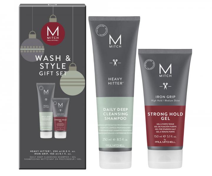 Pnska darekov sada na starostlivos a styling vlasov Paul Mitchell Mitch Wash & Style Gift Set