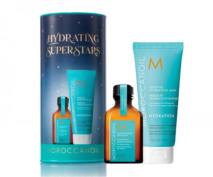 Darekov sada na hydratciu a vivu normlnych a pevnch vlasov Moroccanoil Hydrating Superstars