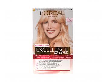 Permanentn farba Loral Excellence Creme - 10.21 najsvetlejia perleov blond