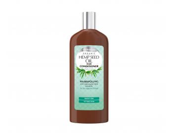 Rad pre mastn vlasy s konopnm olejom GlySkinCare Organic Hemp Seed Oil - kondicionr - 250 ml