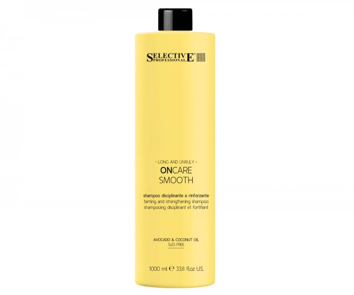 Uhladzujci ampn pre nepoddajn vlasy Selective Professional OnCare Smooth Shampoo - 1000 ml