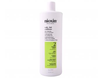 Rad pre silne rednce prrodn vlasy Nioxin System 2 - kondicionr - 1000 ml