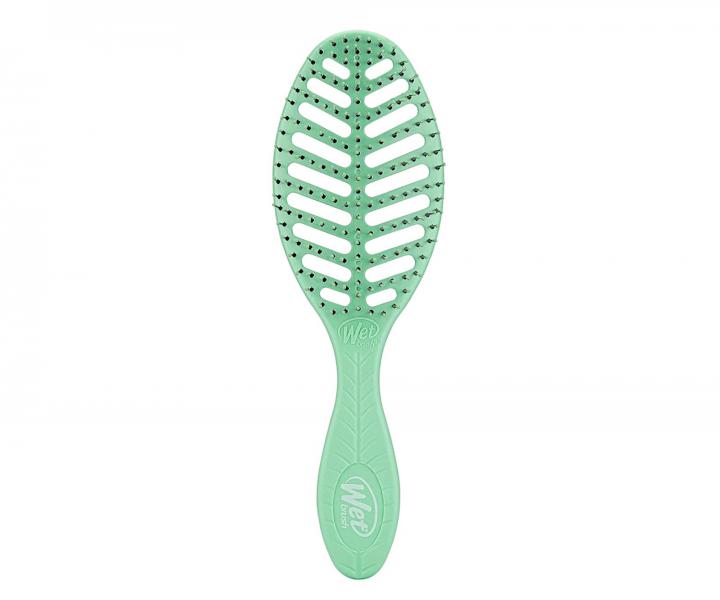 Kefa na rozesvanie a fkanie vlasov z organickho materilu Wet Brush Speed Dry Go Green - zelen