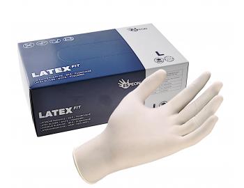 Latexov rukavice pre kadernkov Latex Fit - 100 kusov - L