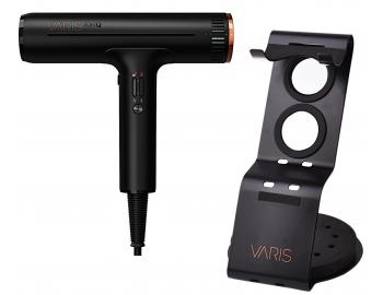 Profesionlny fn na vlasy Varis AirQ Hair Dryer - 1800 W, ierny - profesionlny fn na vlasy + stojan