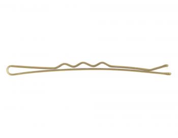 Vlnit sponka Sibel Wavy - 7 cm - zlat - 500 g