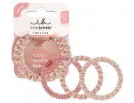 Sada ozdobnch gumiiek do vlasov Invisibobble Twistar Blush Braids - 3 ks