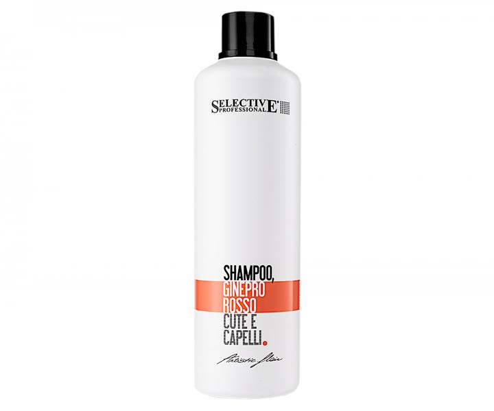 ampn pre mastn vlasy s ervenou borievkou Selective Professional Artistic Flair Shampoo Ginepro Rosso - 1000 ml