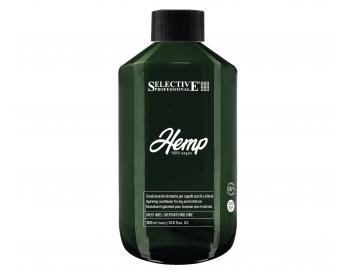 Hydratan kondicionr pre such a lmav vlasy Selective Professional Hemp Hydrating conditioner - 1000 ml