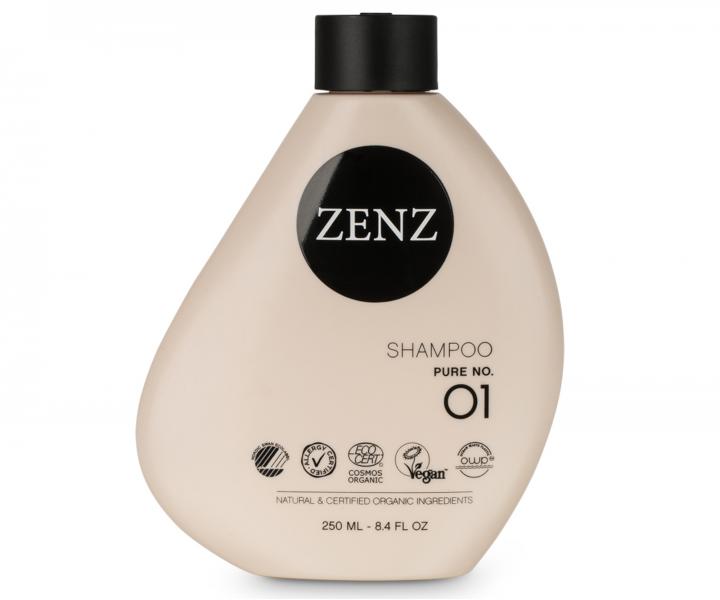 Jemn ampn pre vetky typy vlasov Zenz Shampoo Pure No. 01