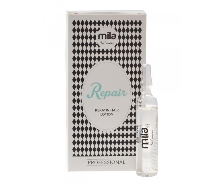 Ampulky s keratnom Mila Hair Cosmetics Repair - 4x10ml