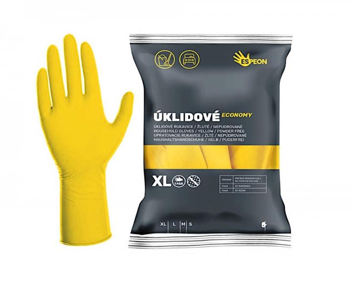 Latexov upratovacie rukavice Espeon Economy - lt, vekos XL
