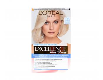 Permanentn farba Loral Excellence Pure Blonde - 03 ultra svetl popolav blond