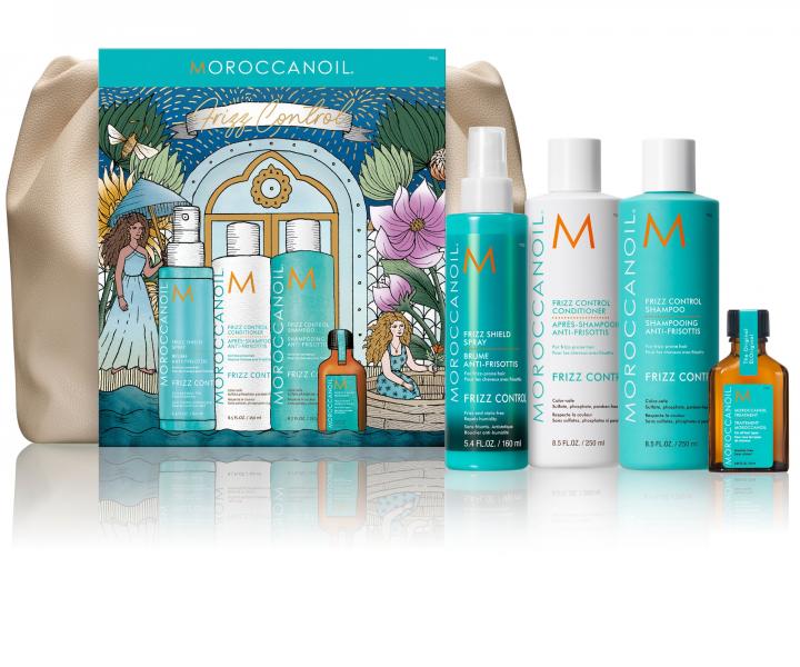 Darekov sada na uhladenie krepatch vlasov Moroccanoil Frizz Control + tatika zadarmo