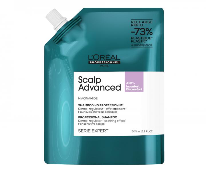 ampn na upokojenie vlasovej pokoky Loral Professionnel Scalp Advanced Anti-Discomfort - 500 ml, nhradn npl