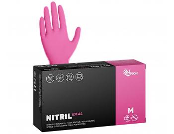 Nitrilov rukavice Espeon Nitril Ideal - 100 ks, ruov - M