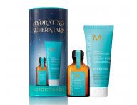 Darekov sada na hydratciu a vivu normlnych a pevnch vlasov Moroccanoil Hydrating Superstars